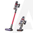 Supreme Cordless Stick Vacuum Cleaner,2In1 Handheld&Stick,400W Motor,25 Kpa Suction Power,3 Adjustable Suction Modes,Adjustable Head,Bagless Dry Vacumming,Red|Hepa Filter,0.5 Litre,1 Count